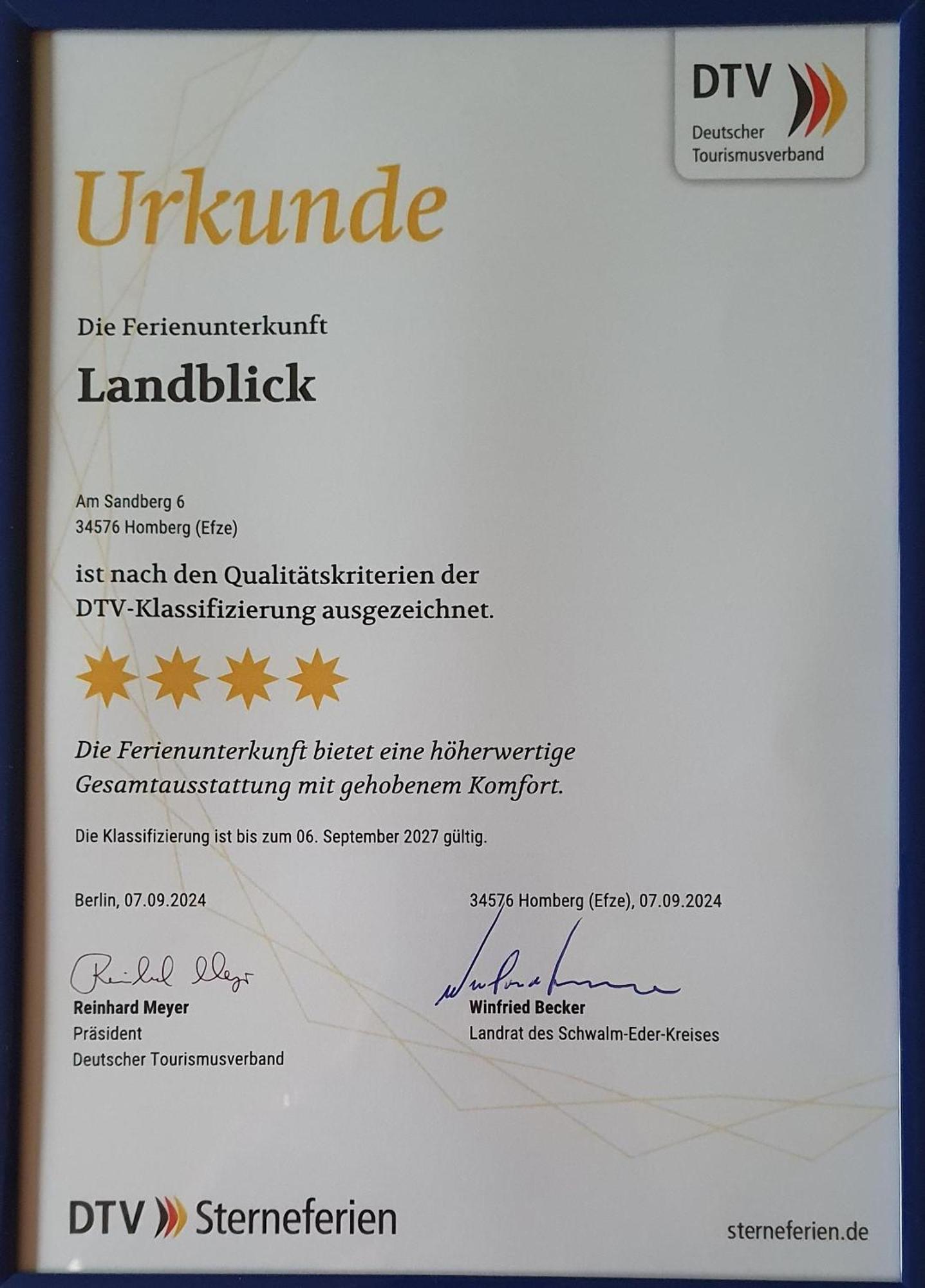 Ferienwohnung Landblick Хомберг Екстериор снимка