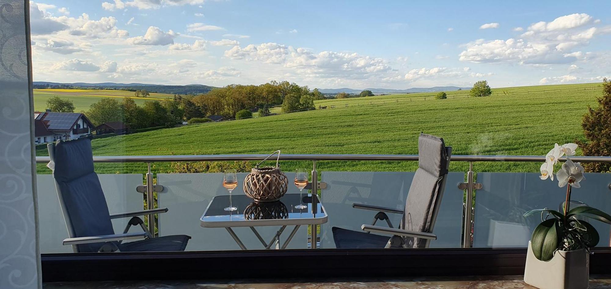 Ferienwohnung Landblick Хомберг Екстериор снимка